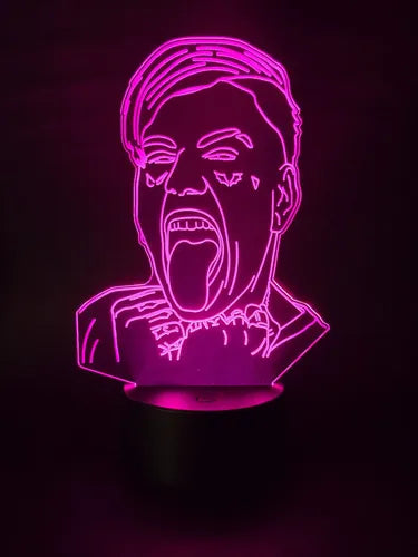 Lámpara Led Duki Cantante Decoración Art Line
