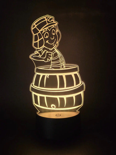 Chavo Del Ocho Lámpara Led Animado Artline Infantil Negro