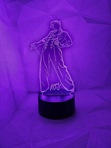 Harry Styles Firma Lámpara Led Decoración Fanart Regalo