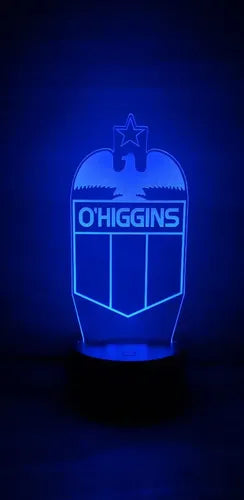 Lámpara Led O'higgins Equipo Futbol Fan Art Decoración