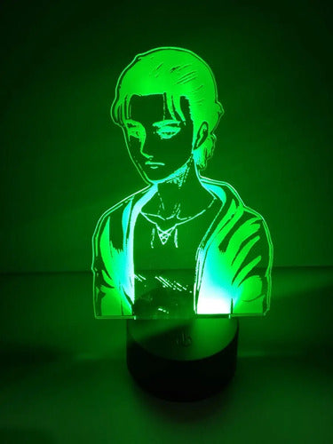 Lampara 3d Eren Jaeger Shingeki No Kyojin Snk