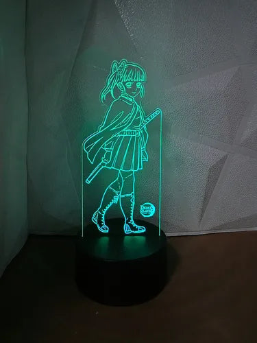 Lámpara Kanao Tsuyuri Demon Slayer Ilusión Decoración Fanart