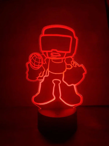 Lampara Led 3d Personajes Friday Night Funkin Fnf Decoración