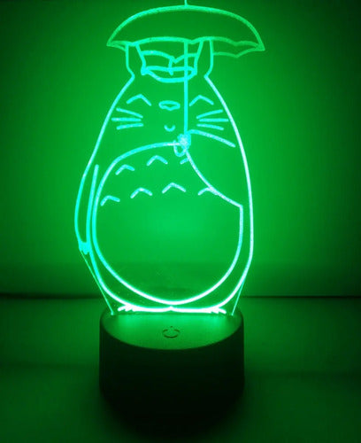 Lampara Led 3d Mi Vecino Totoro Studio Ghibli