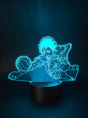 Lámpara Led Yu Nishinoya Haikyuu Fan Art Decoración