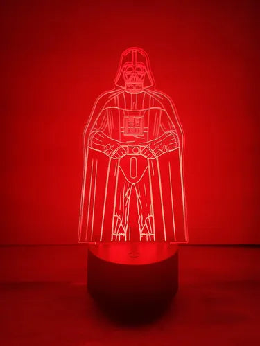 Lámpara Darth Vader Star Wars Led Decoracion Fan Art
