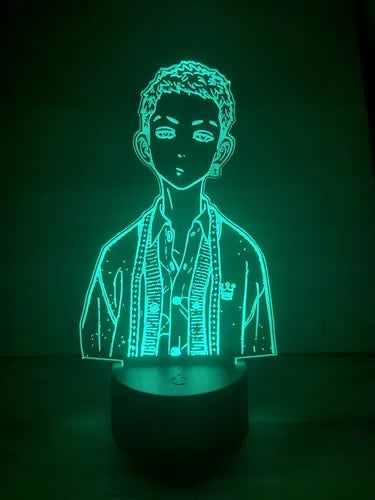 Takashi Mitsuya Tokyo Revengers Lampara 3d Led 3d Anime