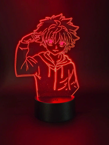 Lampara Led 3d Killua Zoldyck Hunter × Hunter Luz Decoración