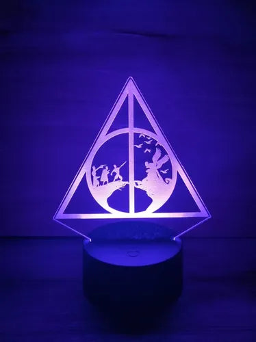 Lampara Led 3d Reliquias De La Muerte Hp Envío Gratis