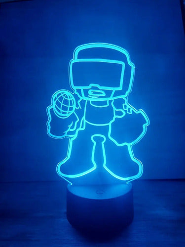 Lampara Led 3d Personajes Friday Night Funkin Fnf Decoración