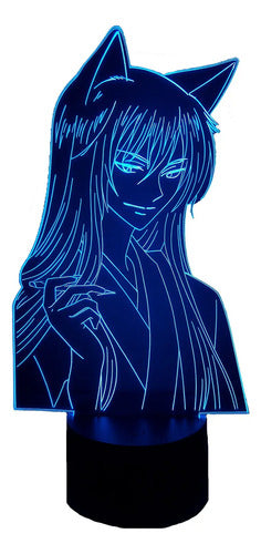 Lámpara Tomoe Kamisama Led Ilusión Decoración Fan Art