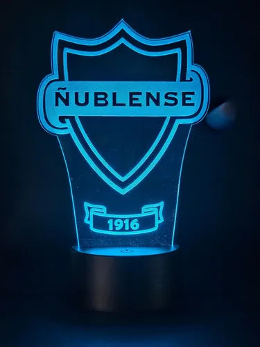 Ñublense Fútbol Lampara Led Ilusion 3d Fanart Club Deportivo