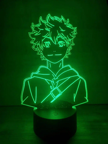 Lampara Led 3d Shoyo Hinata Haikyuu Decoración