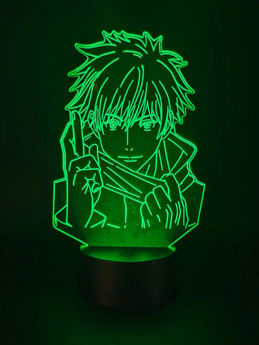 Lampara Led 3d Satoru Gojo Jujutsu Kaisen Envío Gratis