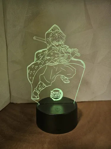 Zenitsu Demon Slayer Kimetsu No Yaiba Lampara Led