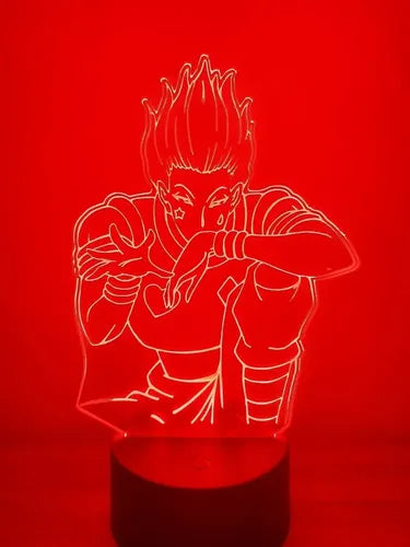 Lampara Led 3d Hisoka Morow Hunter X Hunter Luz Decoración