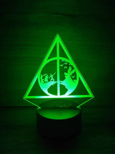 Lampara Led 3d Reliquias De La Muerte Hp Envío Gratis