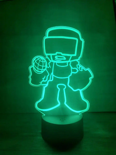 Lampara Led 3d Personajes Friday Night Funkin Fnf Decoración