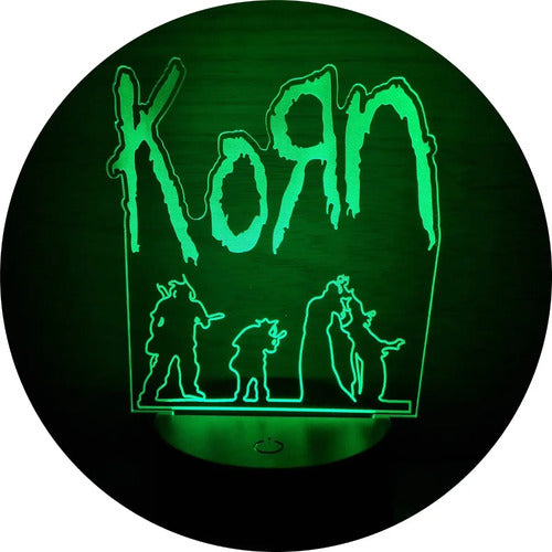 Lampara Led Korn Cantante Decoración Art Line