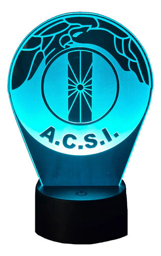 Lámpara Led Audax Equipo Futbol Fanart Decoración