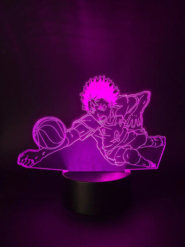 Lámpara Led Yu Nishinoya Haikyuu Fan Art Decoración
