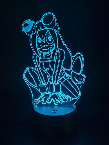 Froppy Tsuyu Asui Lampara Led 3d My Hero Academia Bnha