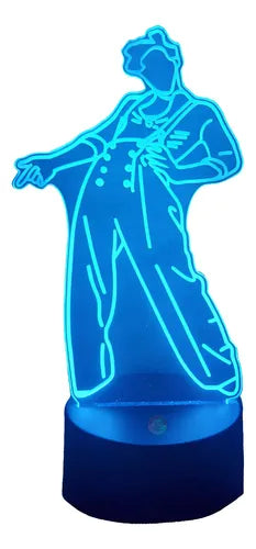 Lámpara Led Harry Styles Luz Ilusión 3d Decoración