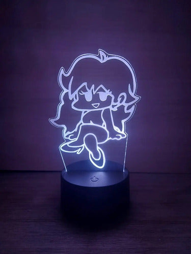 Lampara Led 3d Girlfriend Friday Night Funkin Fnf Decoración