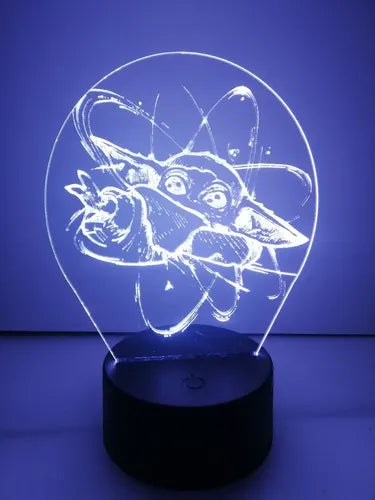 Lampara Led 3d Baby Yoda Star Wars