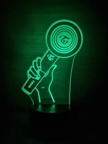 Twice Lightstick Lightband Lampara Led Ilusion 3d Kpop Luz