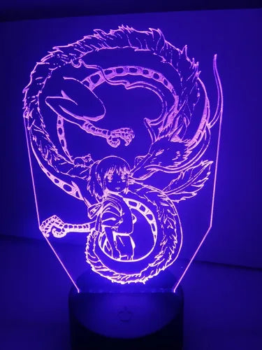 Lampara Led 3d Chihiro Studio Ghibli
