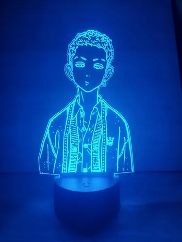 Takashi Mitsuya Tokyo Revengers Lampara 3d Led 3d Anime