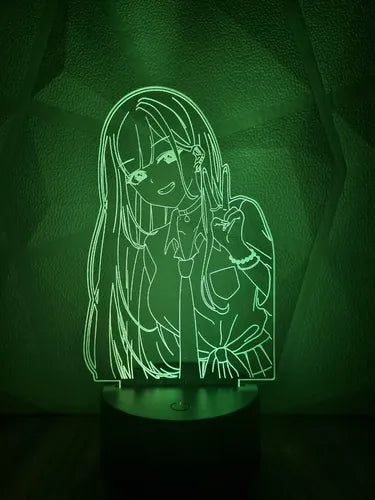 Kitagawa My Dress Up Darling Lampara Led Ilusión 3d Anime