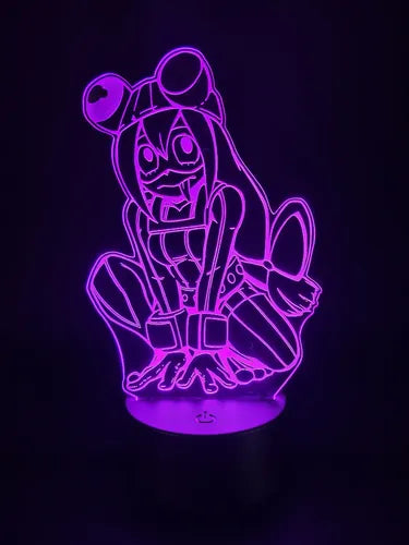 Froppy Tsuyu Asui Lampara Led 3d My Hero Academia Bnha