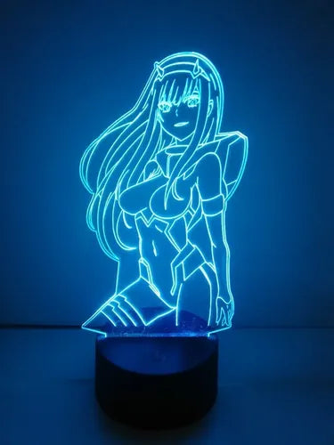 Lampara Led 3d Zero Two Darling In The Franxx