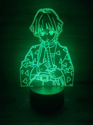 Lampara Led Zenitsu Agatsuma Demon Slayer Kimetsu No Yaiba