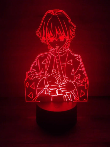 Lampara Led Zenitsu Agatsuma Demon Slayer Kimetsu No Yaiba