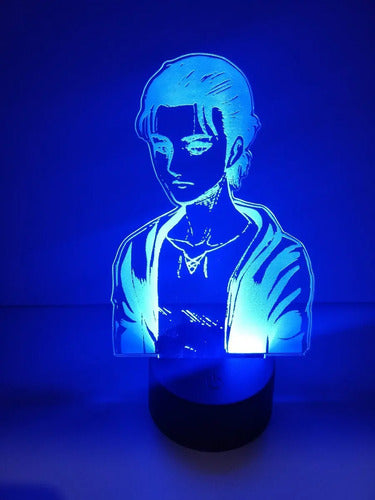 Lampara 3d Eren Jaeger Shingeki No Kyojin Snk