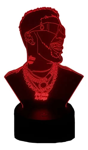 Lampara Led Anuel Cantante Decoración Art Line
