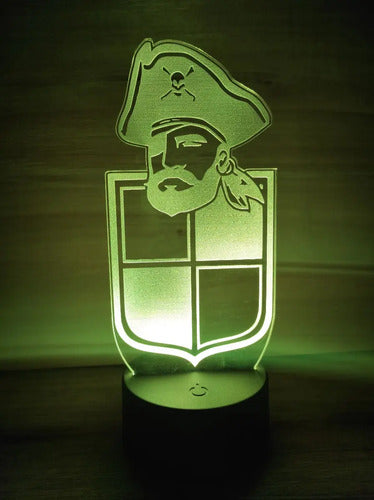 Lámpara Led Coquimbo Unido Equipo Futbol Fan Art Decoración