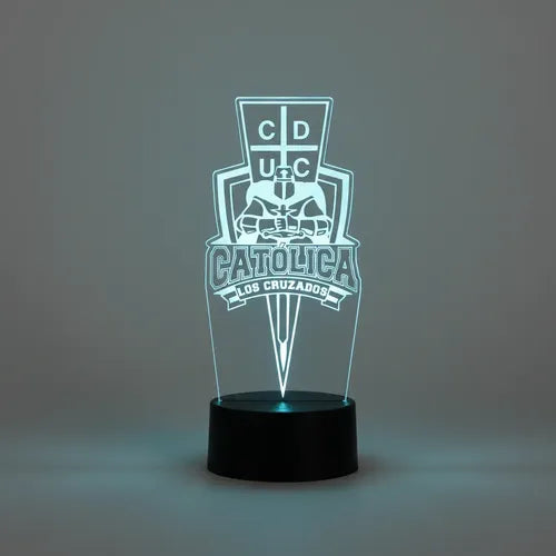 Lámpara Led Fútbol Universidad Católica Cruzados Deporte Fan