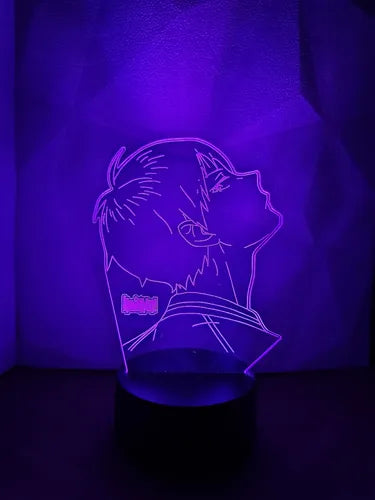 Lámpara Kageyama Haikyuu Ilusión Decoración Fan Art