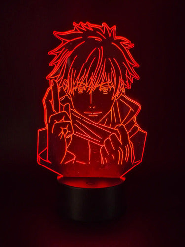 Lampara Led 3d Satoru Gojo Jujutsu Kaisen Envío Gratis