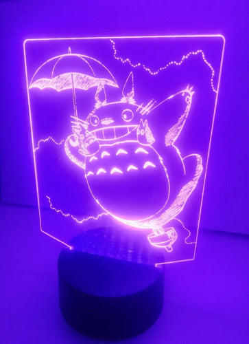 Lampara Led 3d Totoro Studio Ghibli