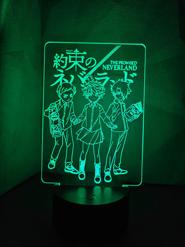 Lámpara The Promise Neverland Ilusión Decoración Fan Art