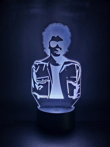 Lampara Led Gustavo Cerati Cantante Decoración Art Line