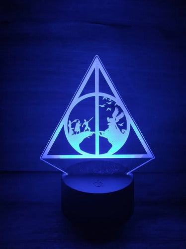 Lampara Led 3d Reliquias De La Muerte Hp Envío Gratis