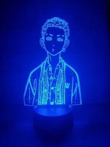 Takashi Mitsuya Tokyo Revengers Lampara 3d Led 3d Anime