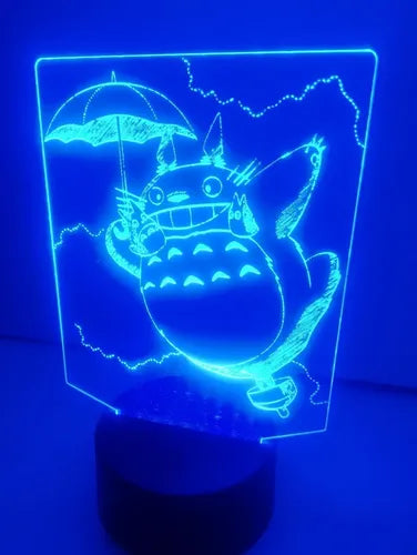 Lampara Led 3d Totoro Studio Ghibli