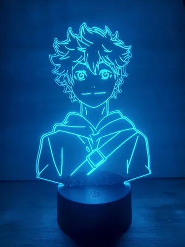 Lampara Led 3d Shoyo Hinata Haikyuu Decoración